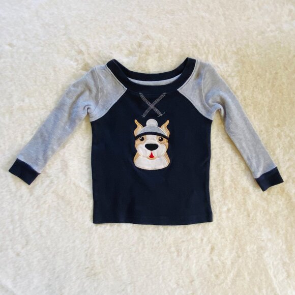 Boy Toddler Pit Bull Terrier Dog PJ Loungewear Set Size 24 months Kite Strings - Picture 2 of 11